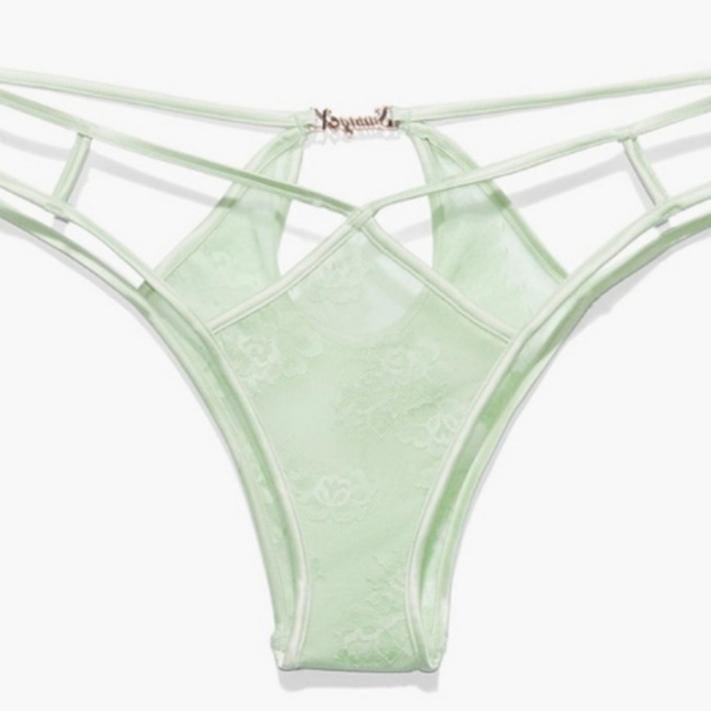 NWT Savage X Fenty “Strap Up Lace” (mint  green) size 3X